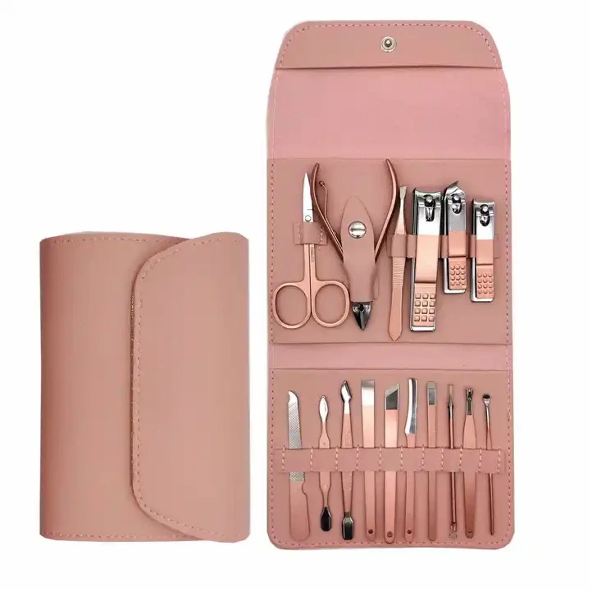 16pcs Stainless Steel Nail Cutter Tool Set