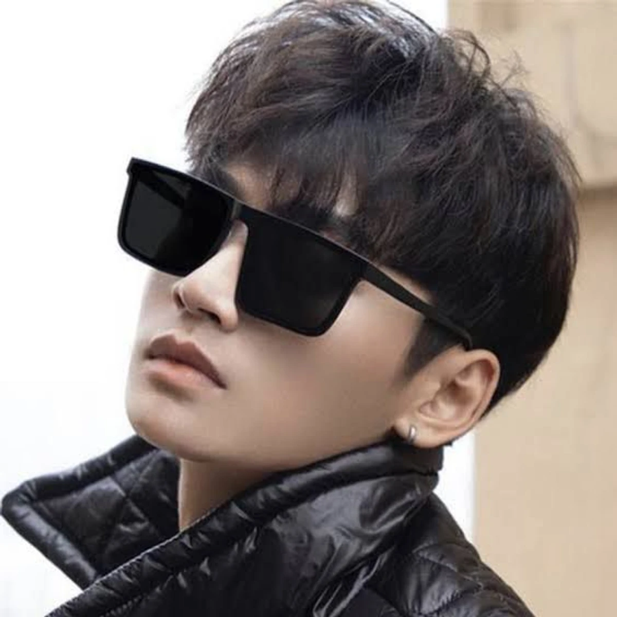 Original Double Poly New Stylish Black Sunglass for Men 2024 (ডাবল পলি সানগ্লাস)