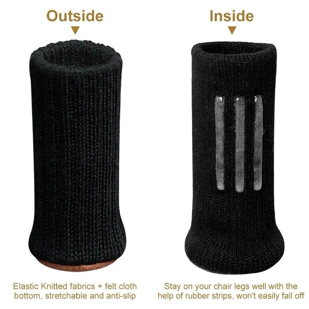 Chair Leg Protector Socks 4 pcs