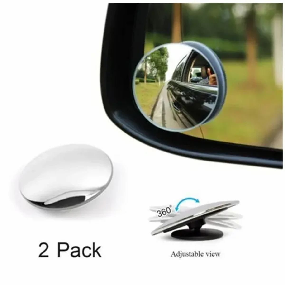 Blind Spot Mirror 360 Degree Adjustabe Car View Mirror