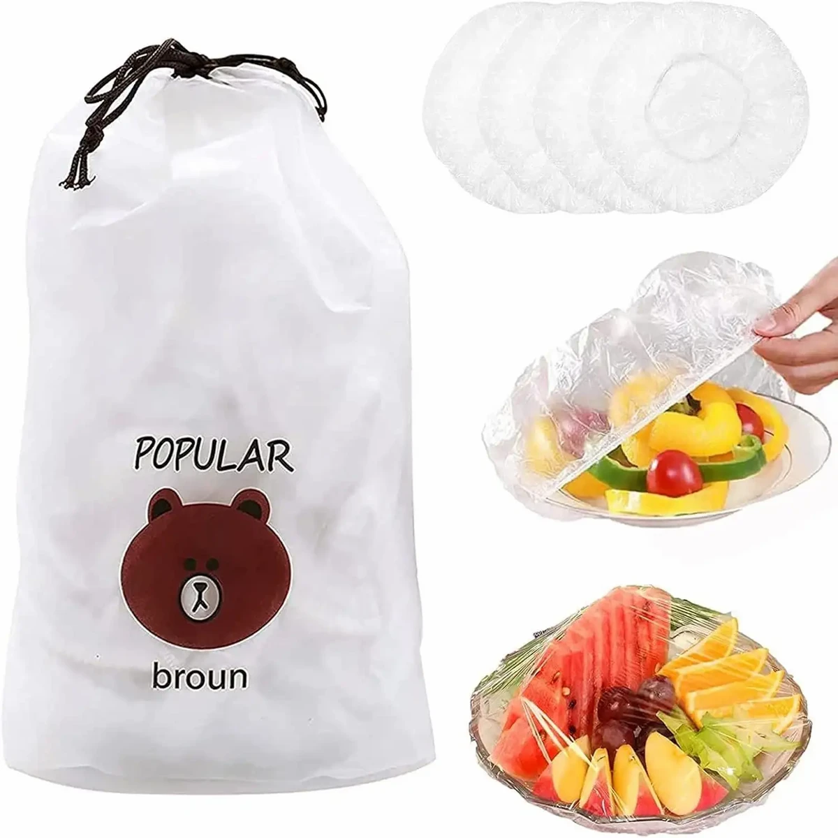 100pcs Food Cover Wrap